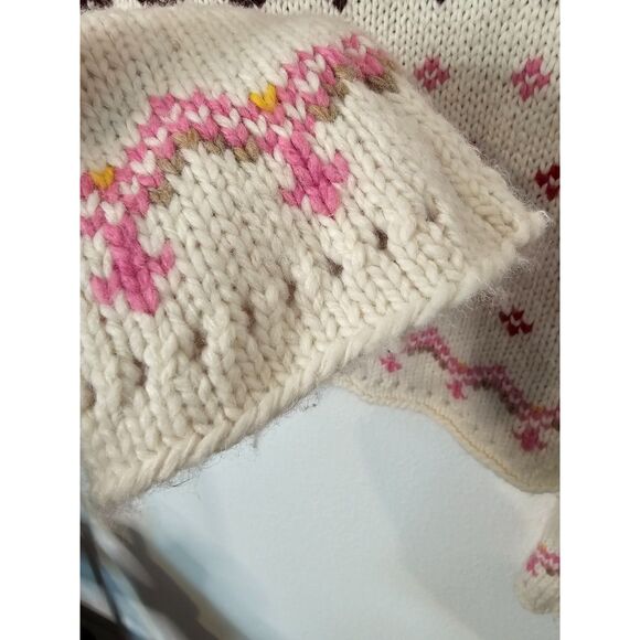 Abercrombie & Fitch Lambswool Blend Fair Isle Sweater Medium - Picture 5 of 12